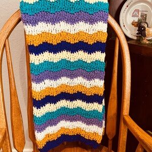 Colorful Crocheted Blanket